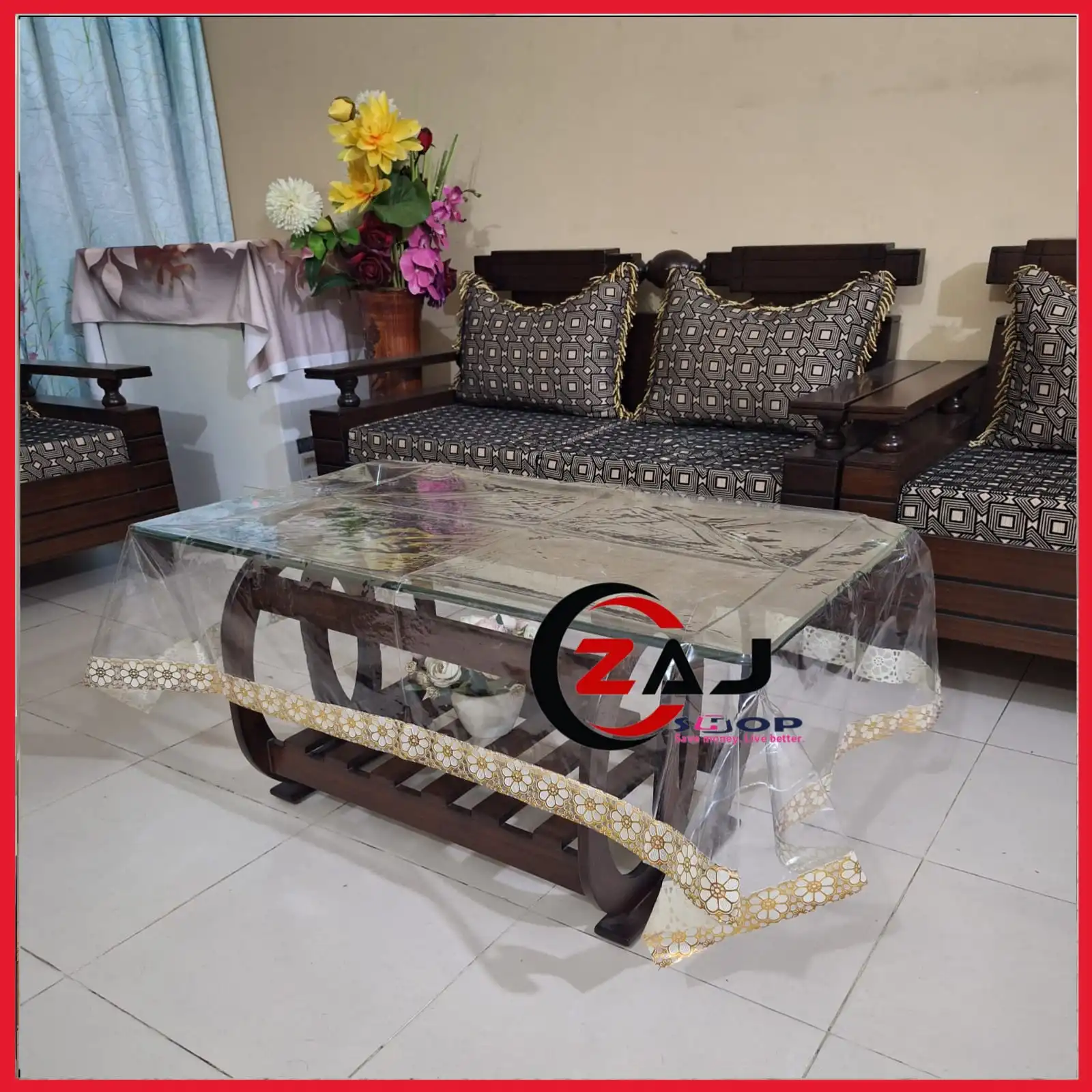 টি-টেবিলের কাভার ম্যাট স্বচ্ছ পরিষ্কার ওয়াটারপ্রুফ